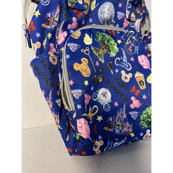 Disney Park Hopper Mickey Mouse Blue Diaper Bag Backpack